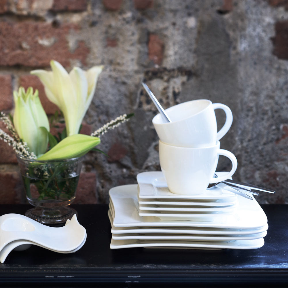 Vit Lilja assiett 4 st