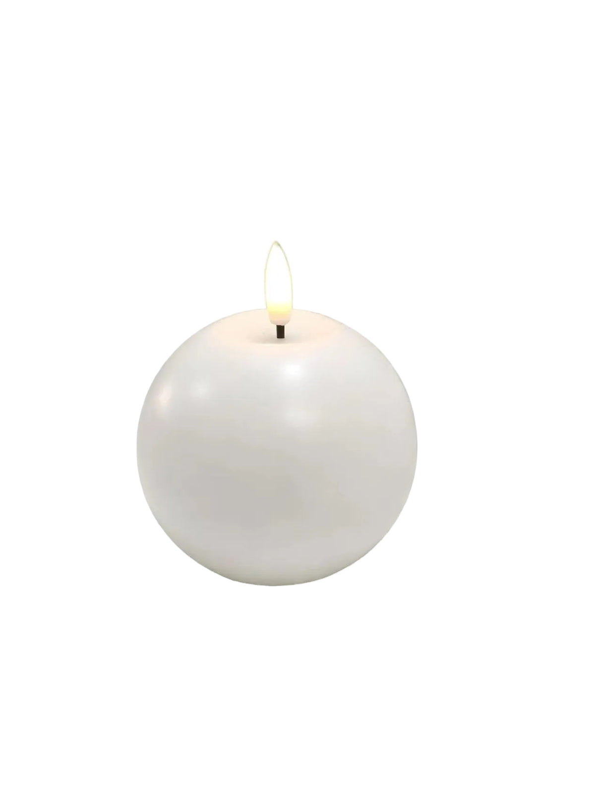 Candela klotljus vit Ø10 cm
