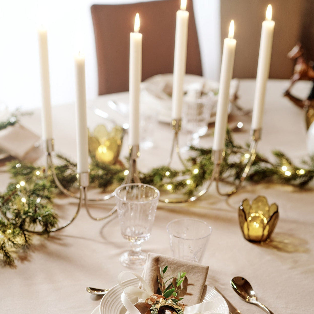 Petal värmeljushållare set om 2