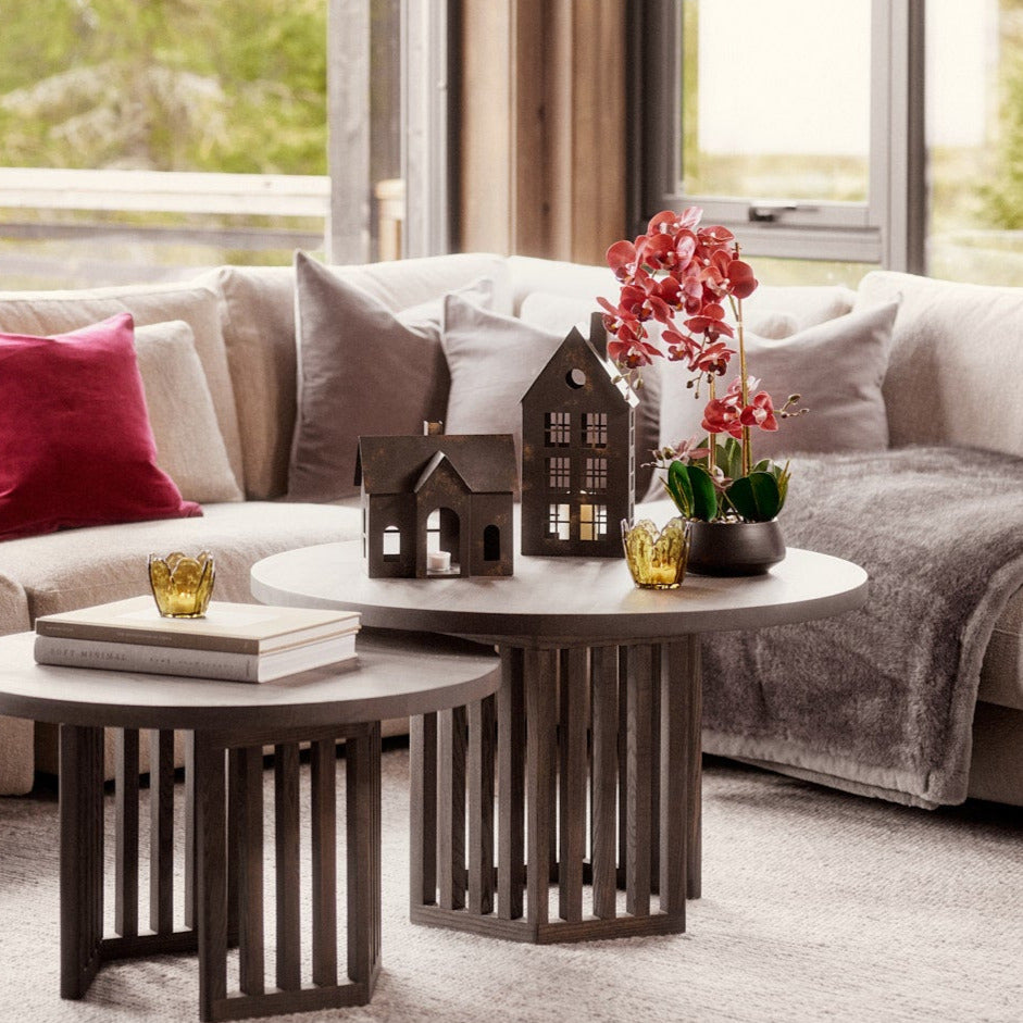 Petal värmeljushållare set om 2