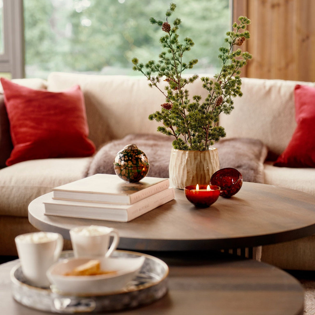 Glory rött doftljus Orange Cinnamon