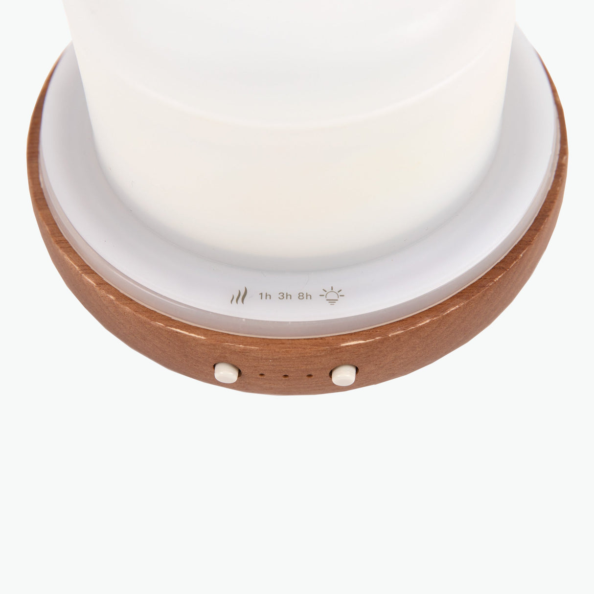 Mia diffuser med brun träbas