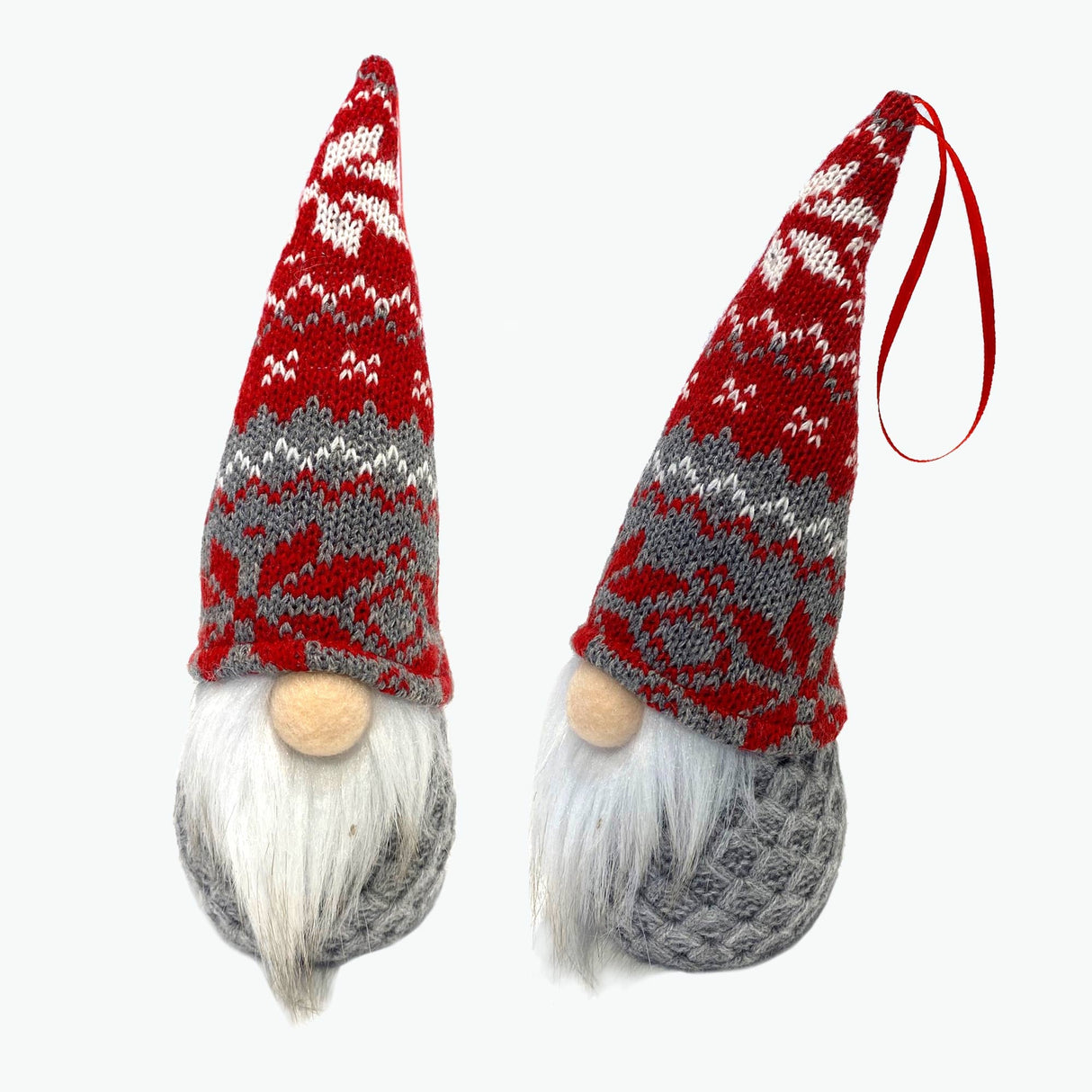 Santa Lights röd sittende 2 st