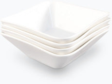 Vit Lilja frukostskål 4 st