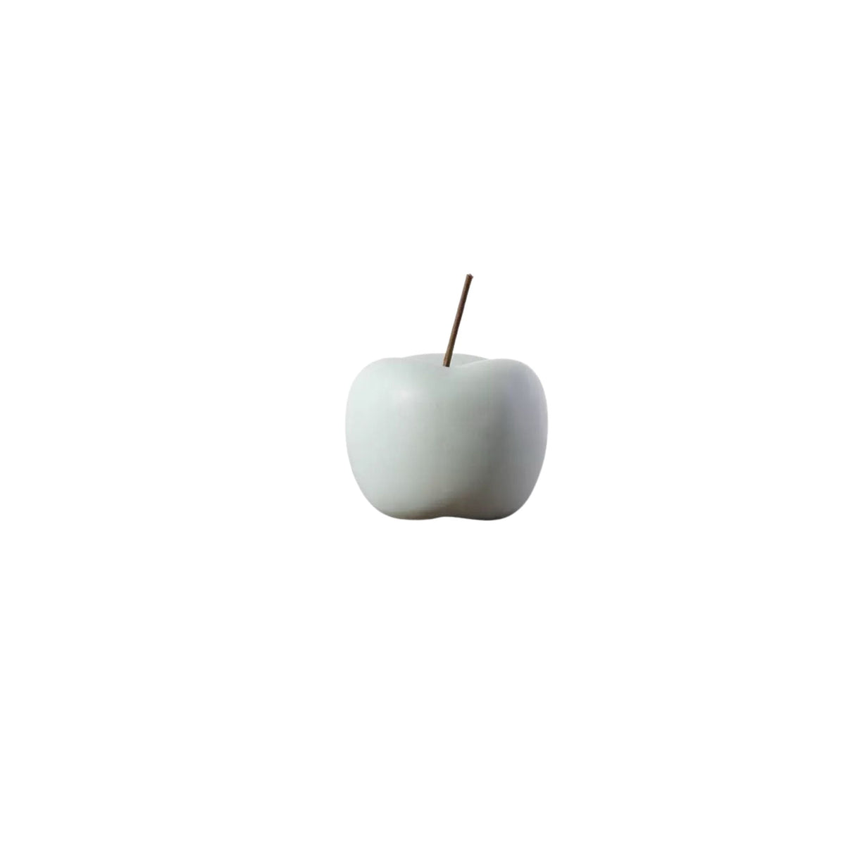 Apple dekoration mintgrön stor