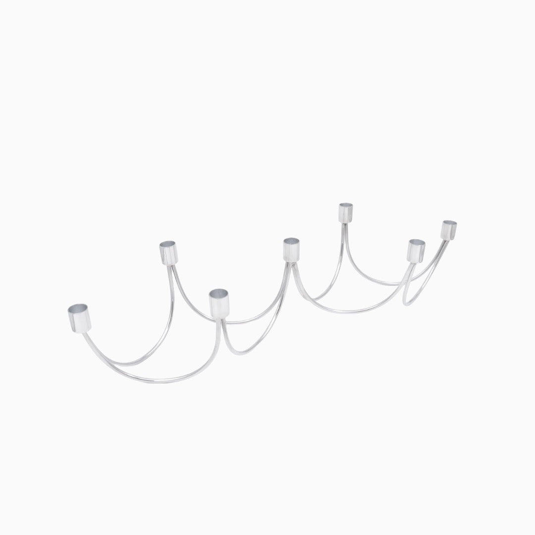 Wilson Silver lysestake för 7 lys