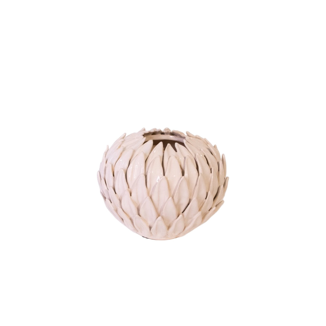 Peony White vas