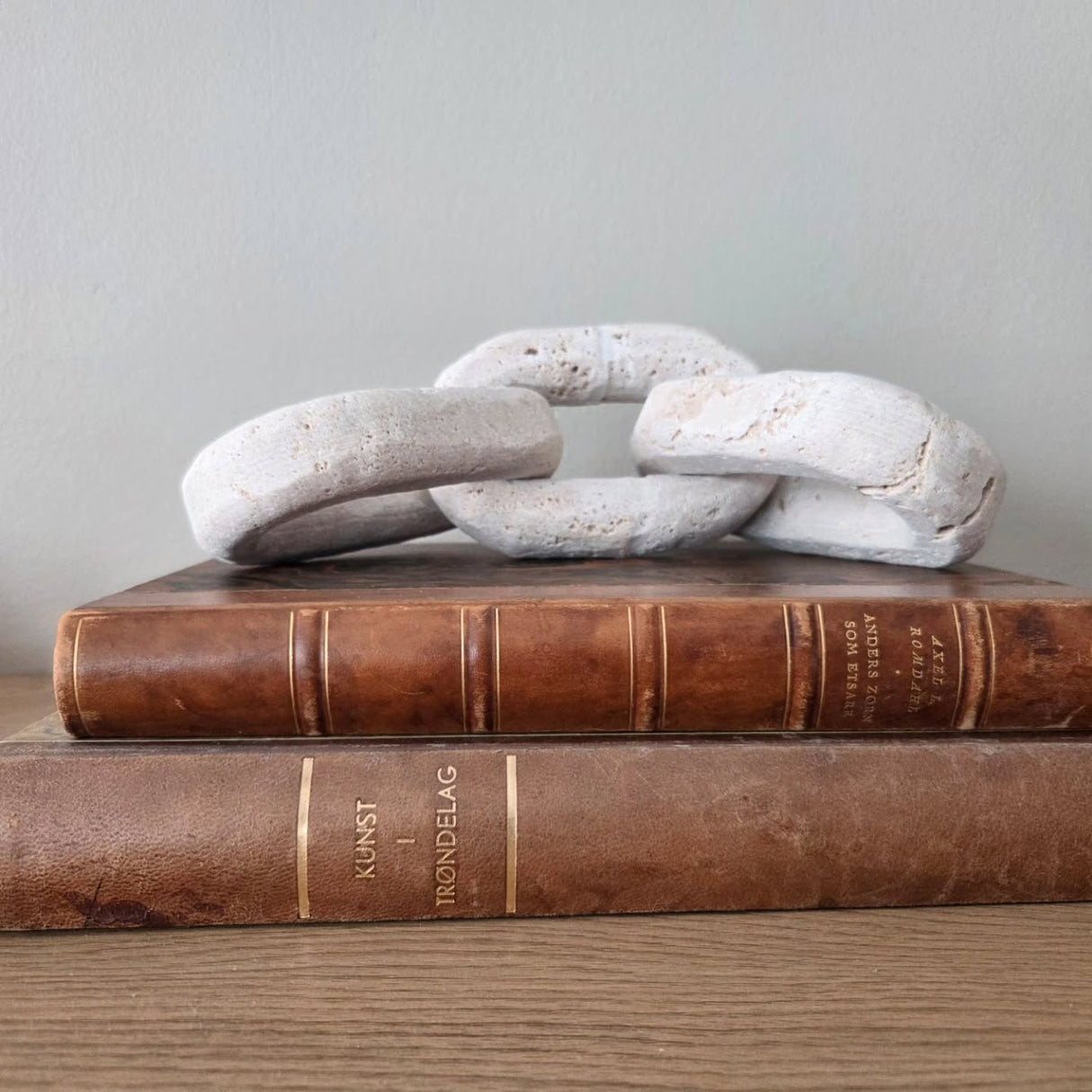 Natural Marble figur ringar