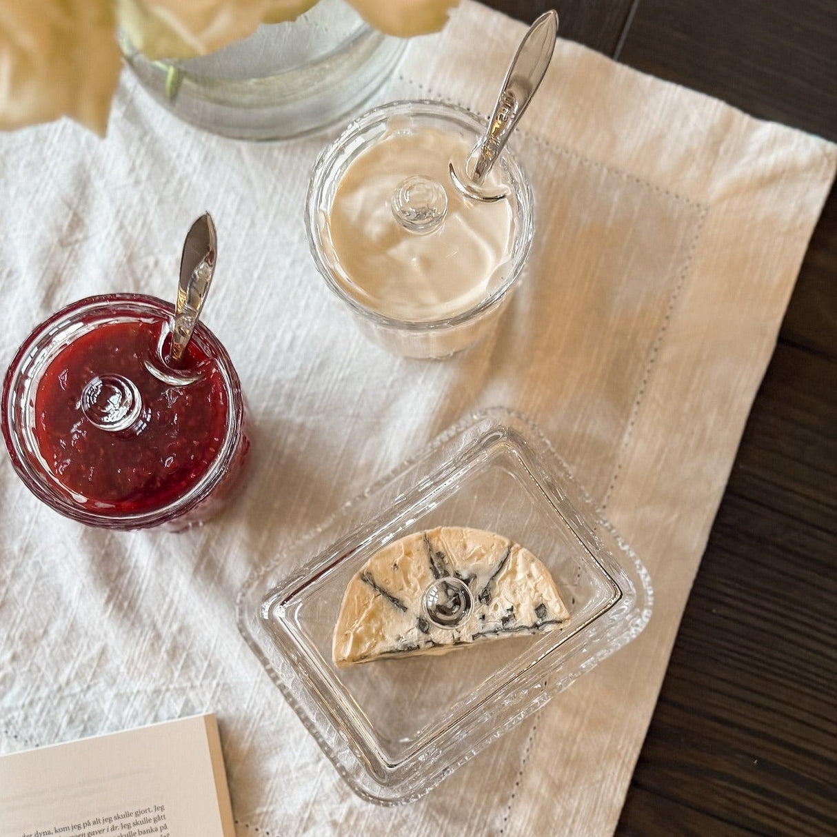 Summer Bliss glaskruka med lock 2 st