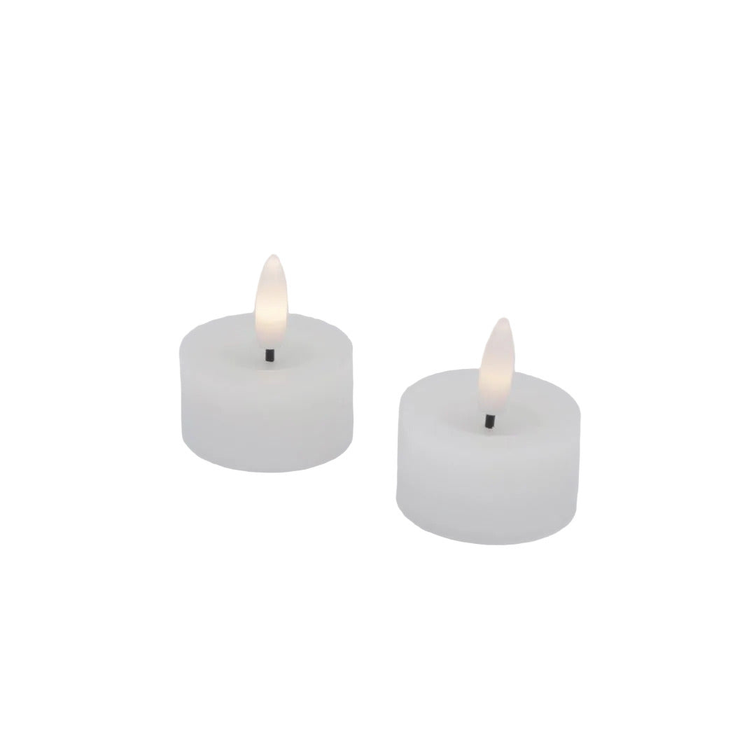 Candela värmeljus vit 2 st