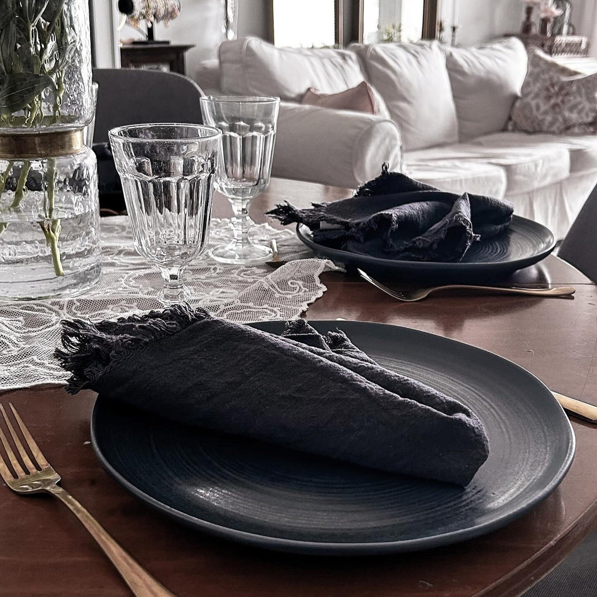 Midnight assiett 2 st