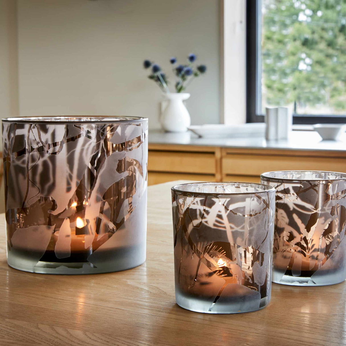 Mystique värmeljushållare 2 st