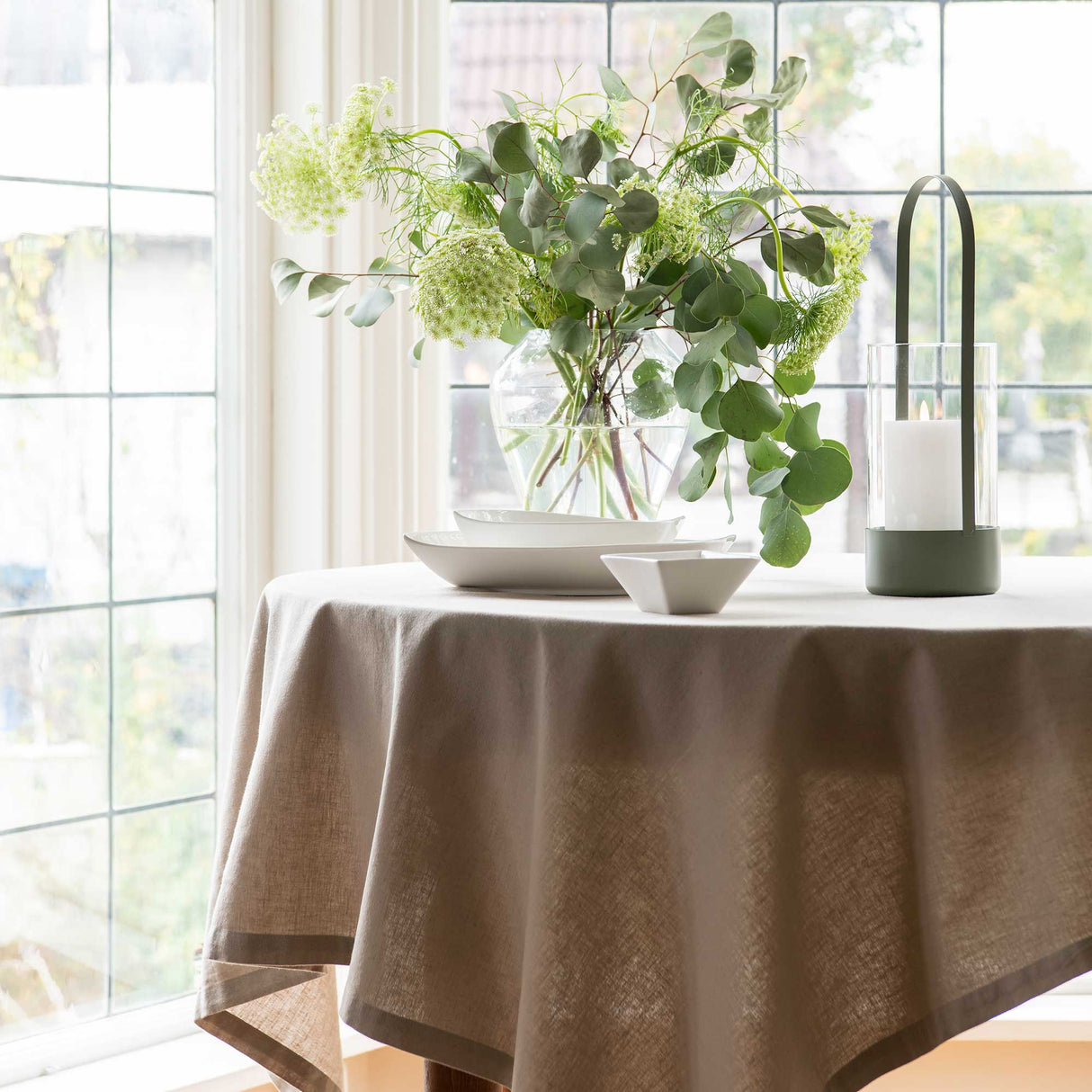 Elma Natural bordsduk 150x260 cm