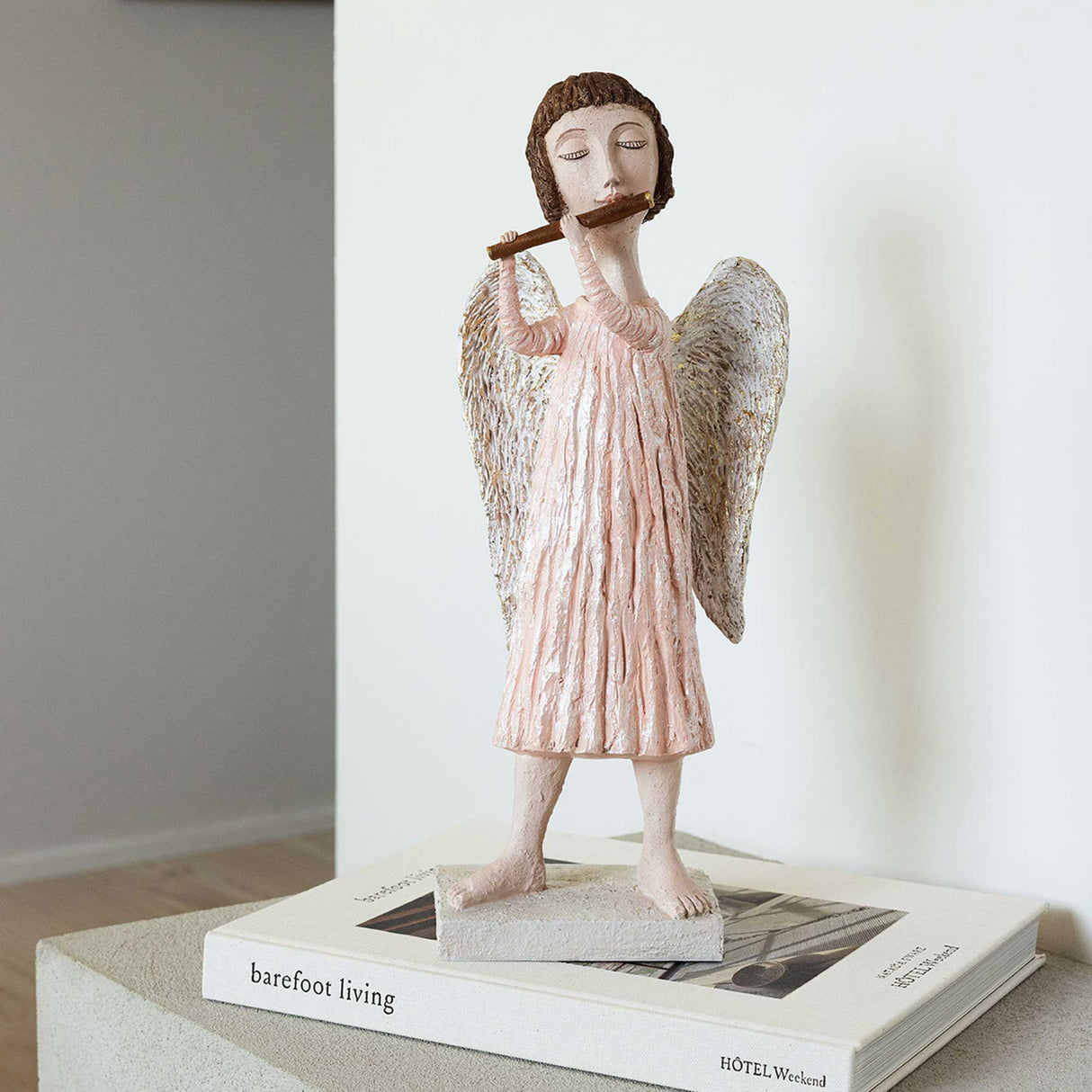 Lavinia ängel med flöjt