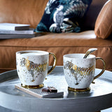 Golden Zebra mugg 2 st
