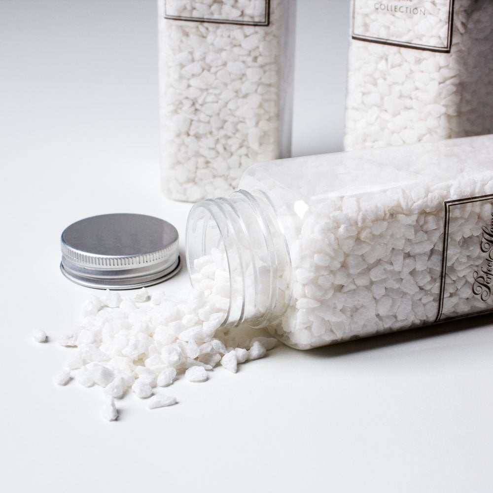 Deco stenar vit 3-pack