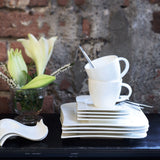 Vit Lilja assiett 4 st