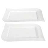 Vit Lilja serveringsfat 2 st