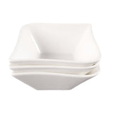 Vit Lilja tredelad skål + 3 skålar