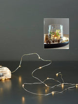 Glow ljusslinga med 20 LED-ljus 2 st, batteridriven med fjärrkontroll