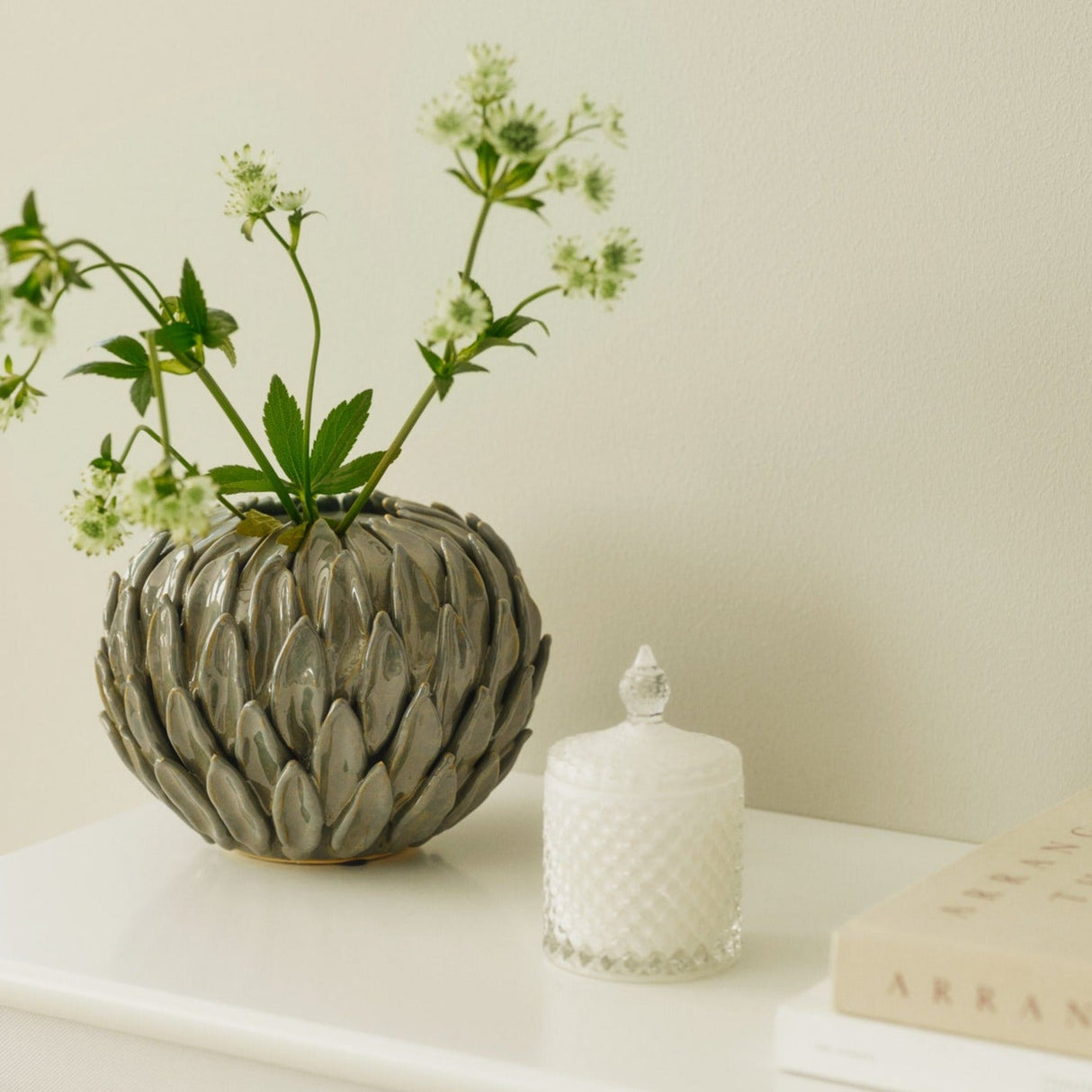 Marilyn White doftljus Fireside stor