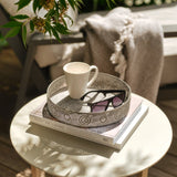 Montpellier bricka/ljusfat set om 2