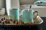 Pastel Mint mugg 2 st