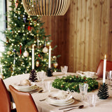 Julgran med LED-ljus 180 cm