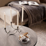 Wilson Silver lysestake för 4 lys