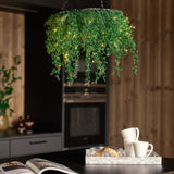 Christmas takkrans med LED-ljus Ø45 cm