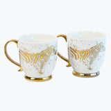 Golden Zebra mugg 2 st