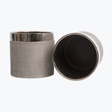 Camden blomkruka silver 15 cm 2 st
