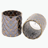 Mosaïque Noir värmeljushållare 2 st