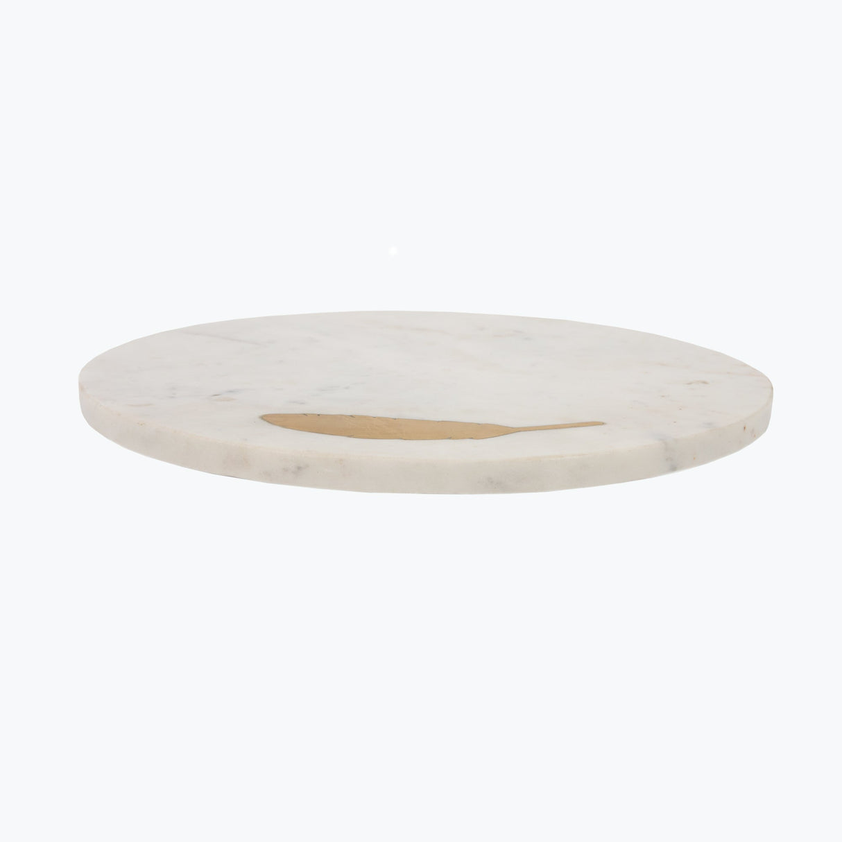 White Marble serveringsbricka med snurrfunktion