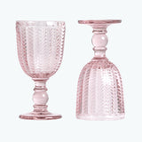 Carla vinglas 2 st rosa