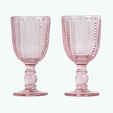 Carla vinglas 2 st rosa