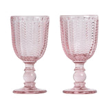 Carla vinglas 2 st rosa