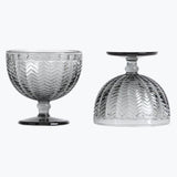 Carla dessertskål 2 st grå