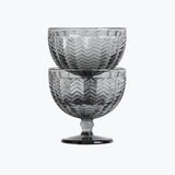 Carla dessertskål 2 st grå