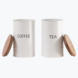 Bistro te- och kaffeburk set à 2