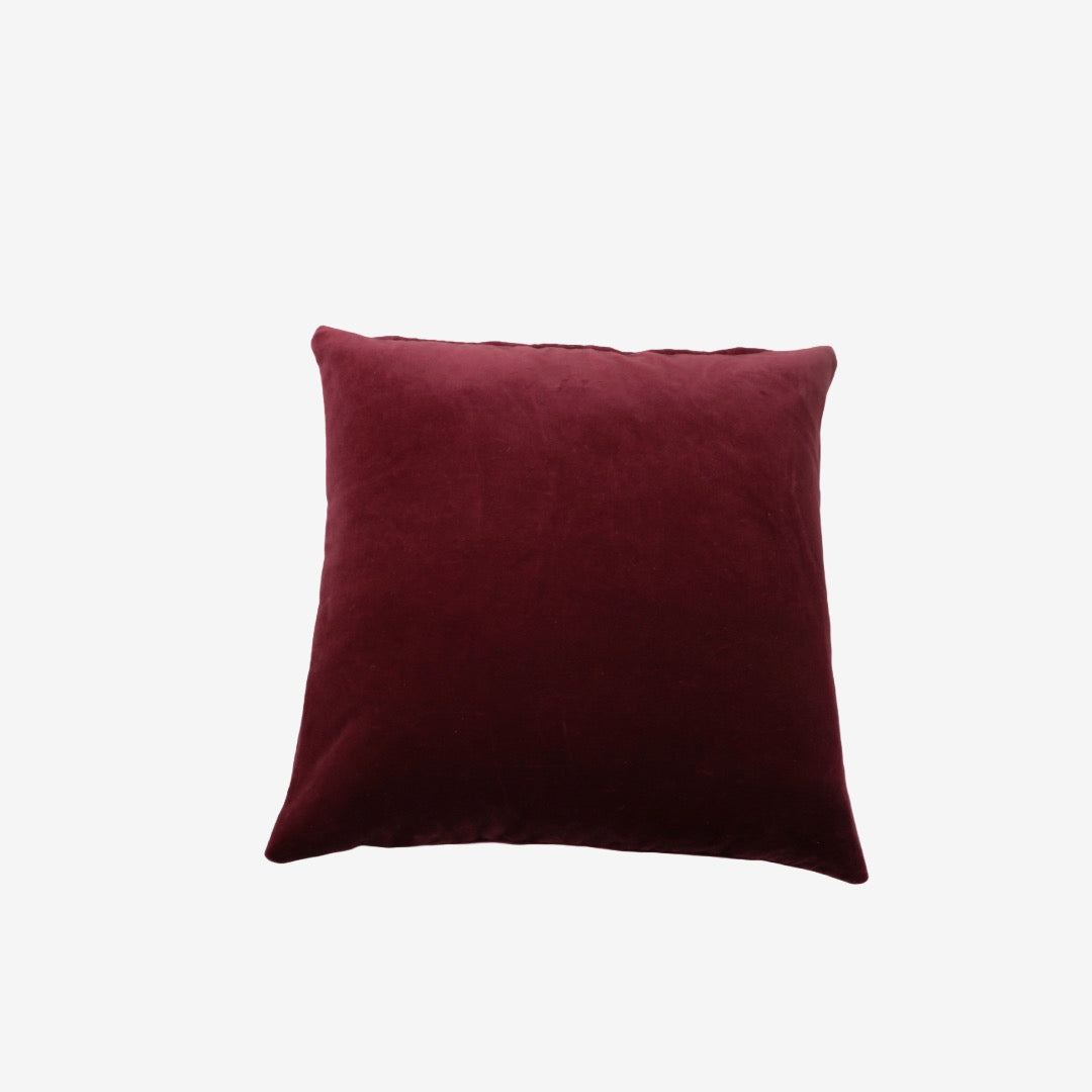 Velvet Burgundy kuddfodral 50x50 cm