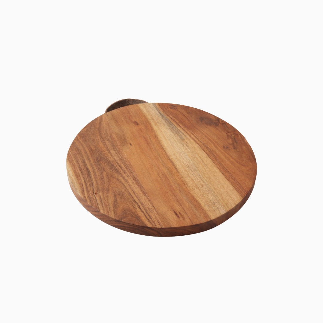 Vintage trancherfjöl rund