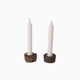 Patterns ljusstake brun set om 2