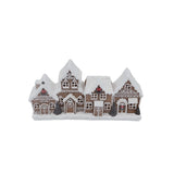 Pepparkakslandskap med LED-lampa