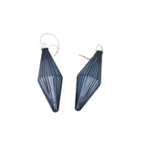 Juldekoration spets blå 2 st