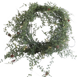Christmas takkrans med LED-ljus Ø45 cm
