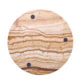 Natural Marble fat Ø25 cm