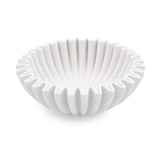 White Ribbed skål