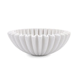 White Ribbed skål