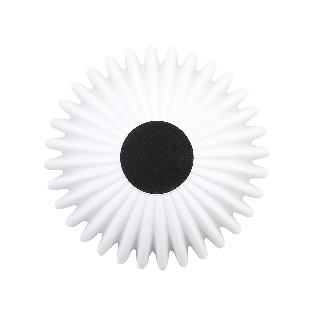 White Ribbed skål